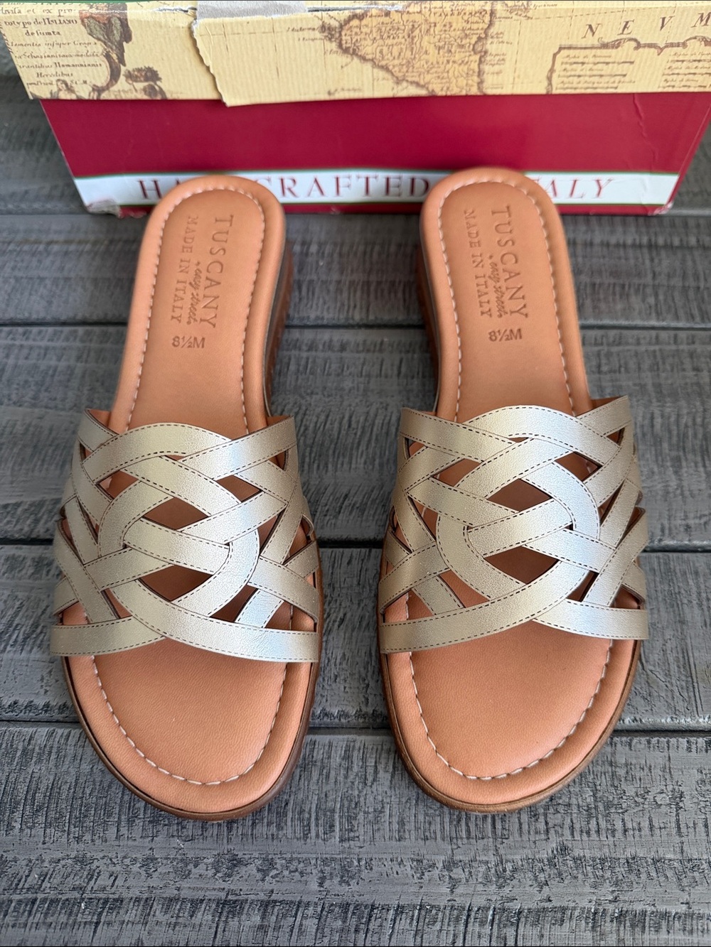 Tuscany by Easy Street Edda Sandal NIB